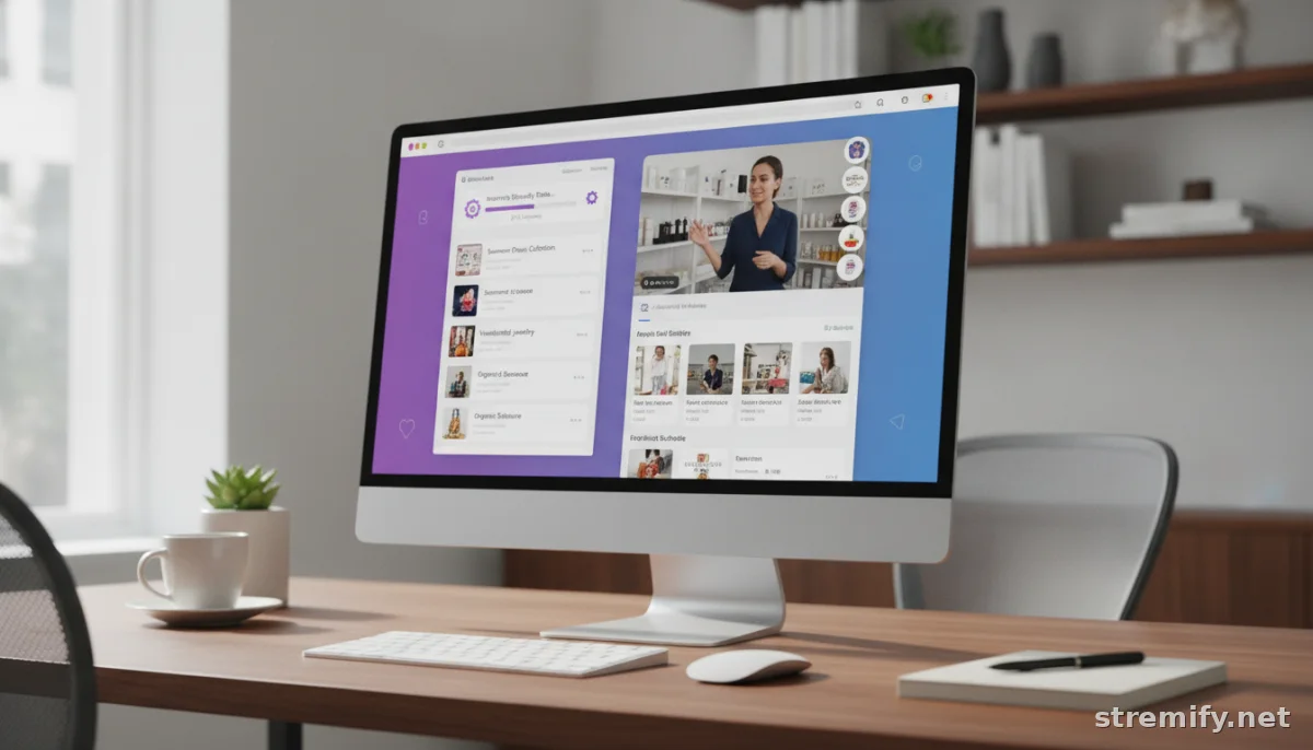 Importing Shopify products into a live selling app interface