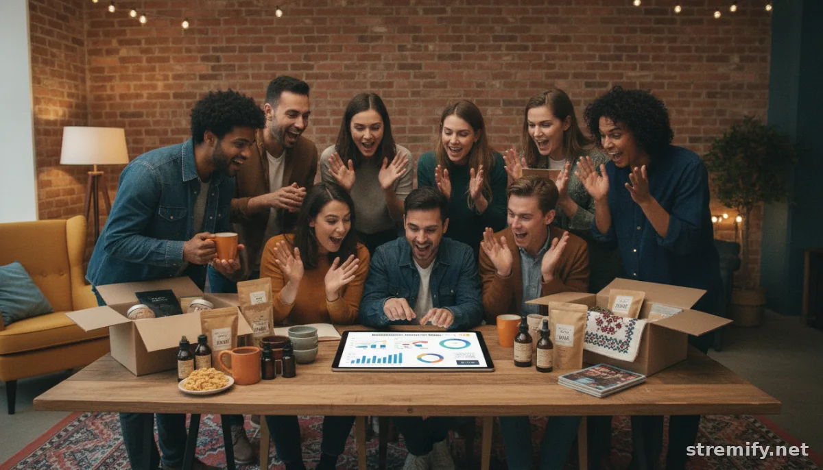 Merchants reviewing influencer sales tracking data from a livestream event