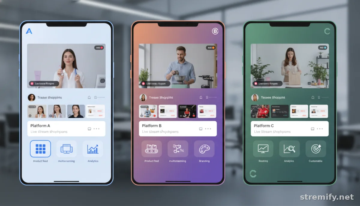 feature comparison of top live stream shopping platforms in 2026
