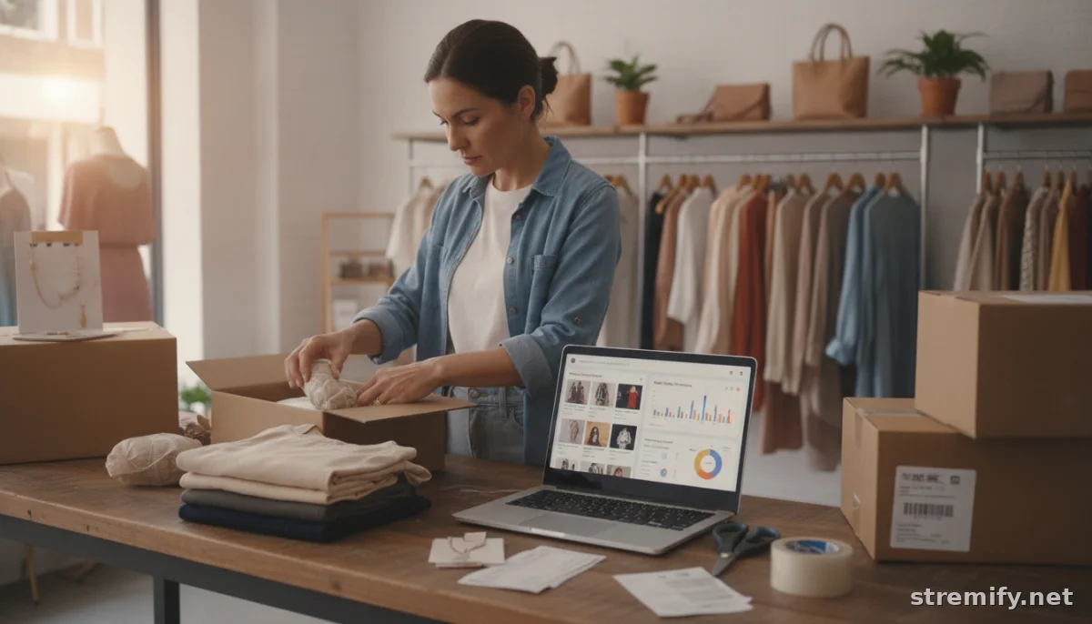 Retailer tracking Instagram Reels sales and packing orders