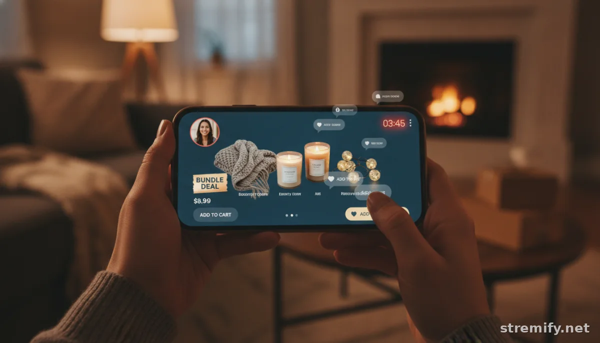 Shoppers adding bundles to cart to increase average order value in live shopping