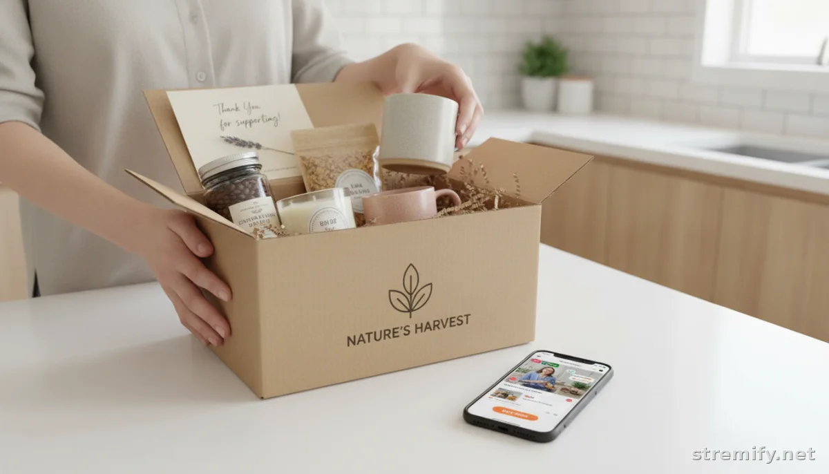 Unboxing products purchased from a live stream replay to show increased replay sales