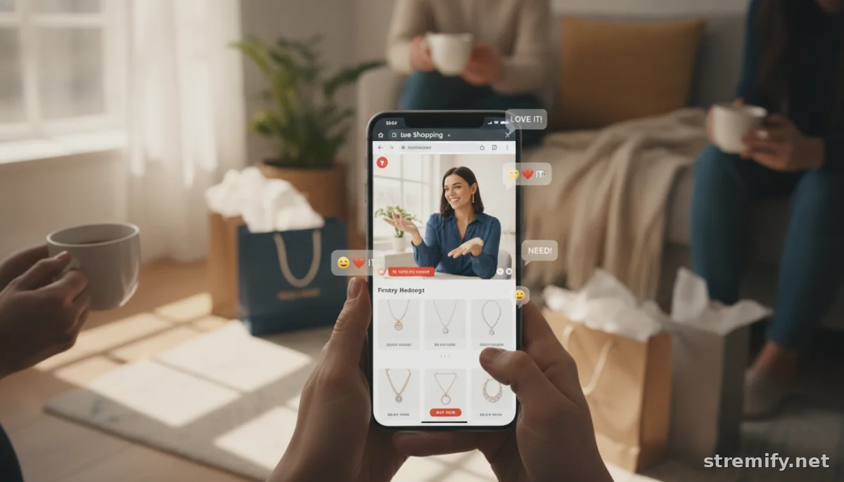 compare multicam live shopping setups on a live shopping interface with shoppers watching from home