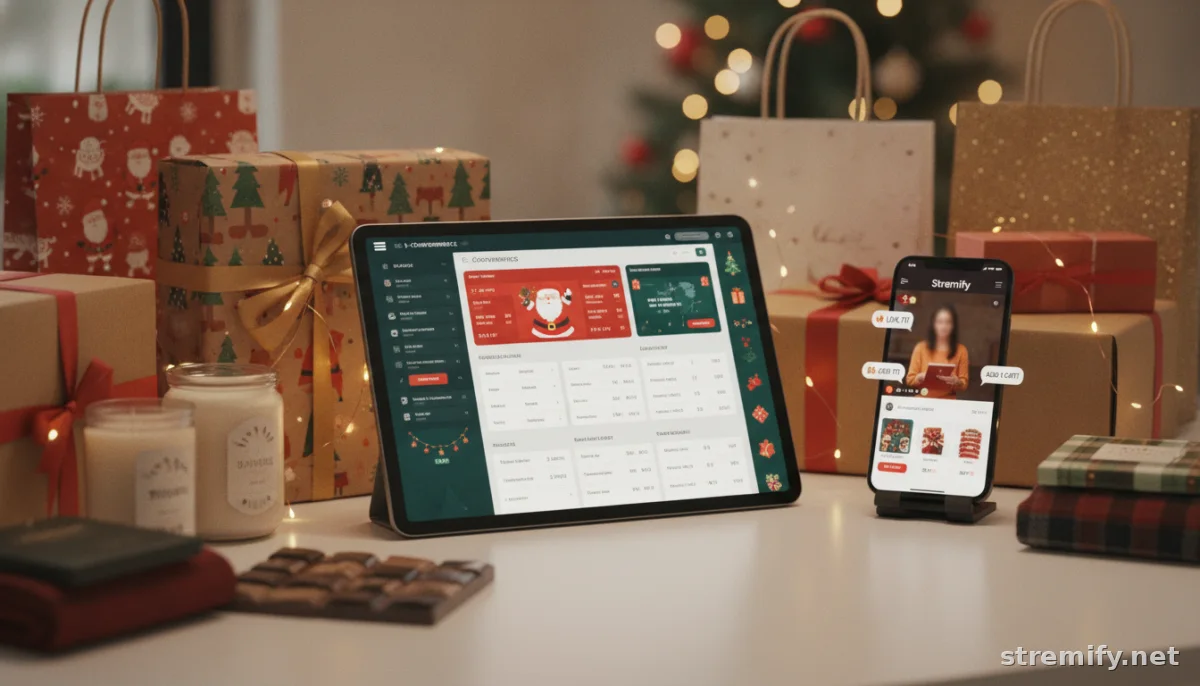 holiday sales toolkit dashboard and live stream on Stremify for e-commerce